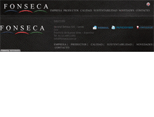 Tablet Screenshot of fonseca.com.ar